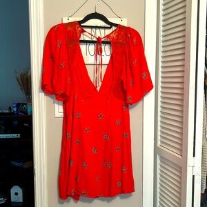 Free People Open Back Dress